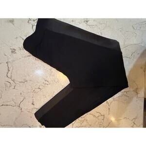 Express Black Liquid Stripe Leggings- size m